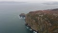 Aerial view of the amazing seacliffs at Horn Head in Donegal - Ireland