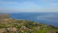 Aerial view of Amed bay coastline. Indonesia, Bali Royalty Free Stock Photo