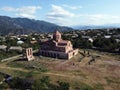 Aerial view of Ancient Christian Church, Gyumri, Armenia