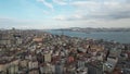 Aerial Drone Beyoglu Istanbul Royalty Free Stock Photo