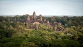 Aerial View of Angkor Wat Temple, Siem Reap, Cambodia Royalty Free Stock Photo