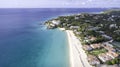 Aerial view of Anguilla Beach Royalty Free Stock Photo