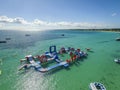 Aerial view of Anguilla Beaches Royalty Free Stock Photo