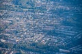 Aerial view of the Annandale neighborhood of Staten Island Royalty Free Stock Photo