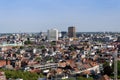 Aerial view of Antwerp city, Belgium.