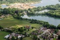 Horton Church, Slough, aerial view