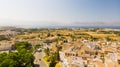 Aerial view of architecture of old town Alcudia, Palma de Mallorca, Spain Royalty Free Stock Photo