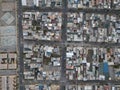 Aerial view of Arequipa city in Peru.