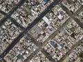 Aerial view of Arequipa city in Peru.