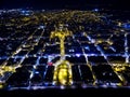 Aerial view of Aristotelous Square and the city of Thessaloniki Royalty Free Stock Photo