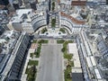 Aerial view of Aristotelous Square in Thessaloniki. Greece Royalty Free Stock Photo