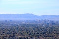 Aerial view of Arizona Capital City of Phoenix from North Mountain Royalty Free Stock Photo