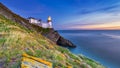 The Wicklow Lighthouse at Wicklow, Ireland Royalty Free Stock Photo