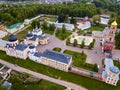 Aerial view of Ascension David hermitage, Novy Byt Royalty Free Stock Photo