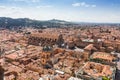 Aerial view from Asinelli tower in Bologna, Italy Royalty Free Stock Photo