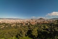 Aerial view of Athens city, from Parthenon Acropolis, Greece Royalty Free Stock Photo