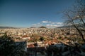 Aerial view of Athens city, from Parthenon Acropolis, Greece Royalty Free Stock Photo