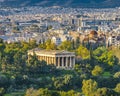 Athens Aerial View Landscape