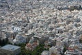 Aerial view of Athens from mount Lycabettus