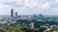 Aerial view of Atlanta, Georgia in May 2023 Royalty Free Stock Photo