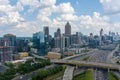 Aerial view of Atlanta, Georgia in May 2023 Royalty Free Stock Photo