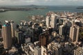 Aerial view of Auckland town centre