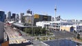 Aerial view of Auckland Wynyard Quarter New Zealand.