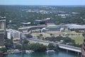 Aerial View, Austin Texas, USA Royalty Free Stock Photo