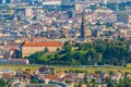 Aerial view of the Austrian city Linz....IMAGE Royalty Free Stock Photo