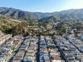 Aerial view of Avalon downtown in Santa Catalina Island, USA Royalty Free Stock Photo