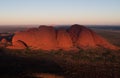 Aerial view of Ayers Rock Royalty Free Stock Photo