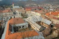 Aerial view of Baia Mare city