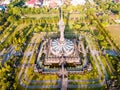 Aerial view of Bajra Sandhi Monument Denpasar Bali Indonesia