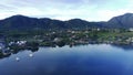 View of the Balige city, North Sumatra, Indonsia