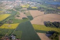 Aerial view of the balloon of the city of Bautzen, Saxony Royalty Free Stock Photo