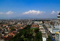 Aerial view of Bandung West Java Indonesia in daytime Royalty Free Stock Photo