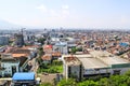 Aerial view of Bandung West Java Indonesia in daytime Royalty Free Stock Photo