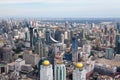 Aerial view of Bangkok Royalty Free Stock Photo