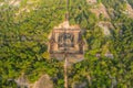 Aerial view of Banteay Samre temple complex Royalty Free Stock Photo