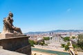 Aerial view of Barcelona Royalty Free Stock Photo