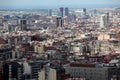 Aerial view Barcelona, Spain Royalty Free Stock Photo
