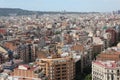 Aerial view Barcelona, Spain