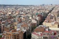 Aerial view Barcelona, Spain Royalty Free Stock Photo