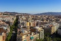 Aerial view of Barcelona, Spain Royalty Free Stock Photo