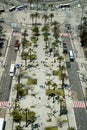 Aerial view of Barcelona World Trade Center avenue