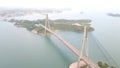 Aerial View Barelang Bridge - Batam Island Of Indonesia Royalty Free Stock Photo