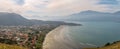 Aerial view of Barequecaba Beach - Sao Sebastiao, Sao Paulo, Brazil