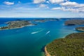 Aerial view of Barrenjoey Head and Palm Beach
