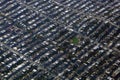 Aerial View Baseball field and basketball court and surrounding