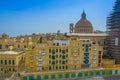 Aerial view of the old town of Valetta, Malta Royalty Free Stock Photo